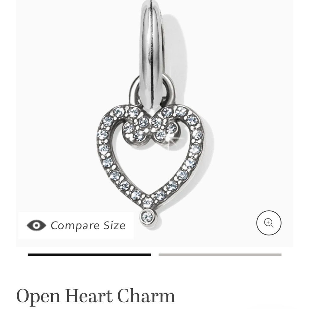 Brighton – open heart charm